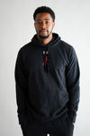 SSM Athletics Logo Men's L/S Hoodie (Blk/Rd)