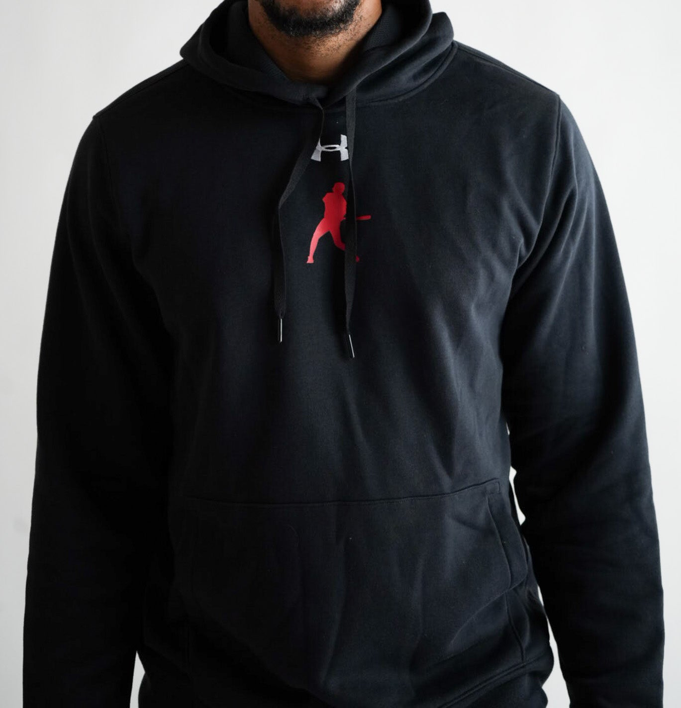 SSM Athletics Logo Men's L/S Hoodie (Blk/Rd)(Youth)