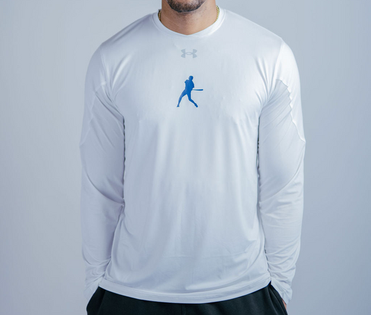 M's AP Long sleeve Competitor Tee (White)