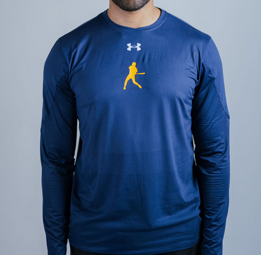AP M's Long sleeve Competitor Tee (Navy)