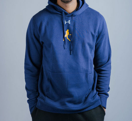 AP M's L/S Hoodie (Navy/Gold)