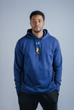 AP M's L/S Hoodie (Navy/Gold)