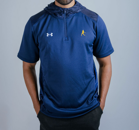 AP M's S/S Hoodie - Navy/Gold