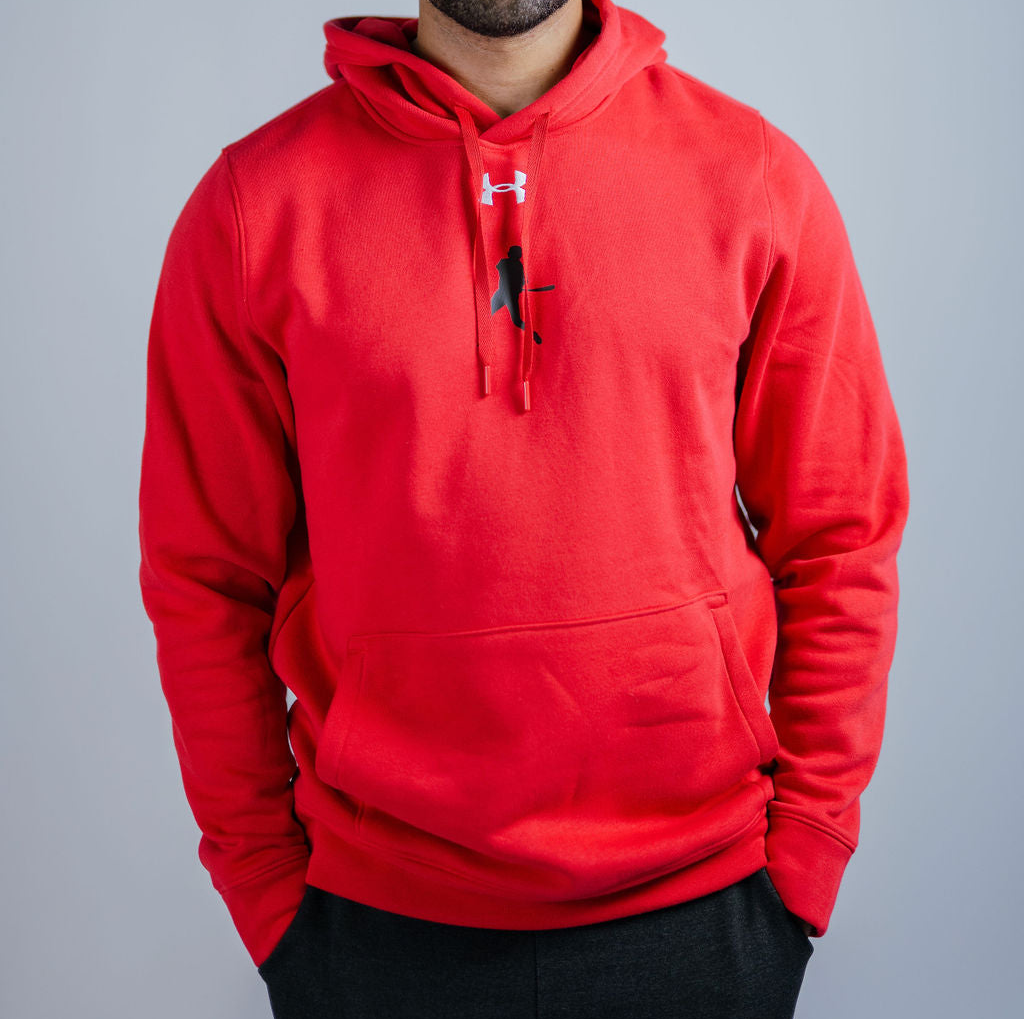 SSM Athletics Logo Men's L/S Hoodie (Rd/Blk)