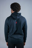 Work Different. Men's L/S Hoodie (Blk/Red)