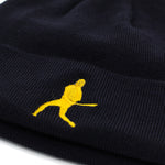 AP Knit Beanie - Navy/Gold